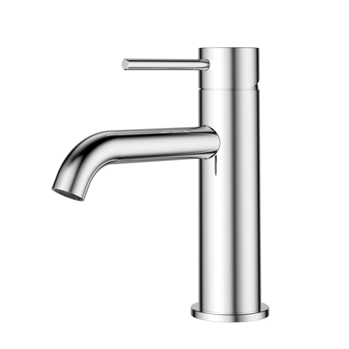Otus Slimline SS304 Basin Mixer Curved Spout – view 4