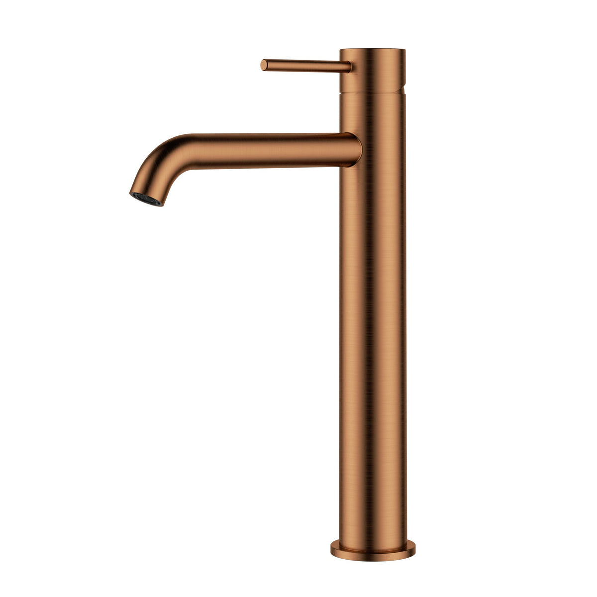 Otus Slimline SS304 Basin Mixer High Rise Curved Spout – alternate view