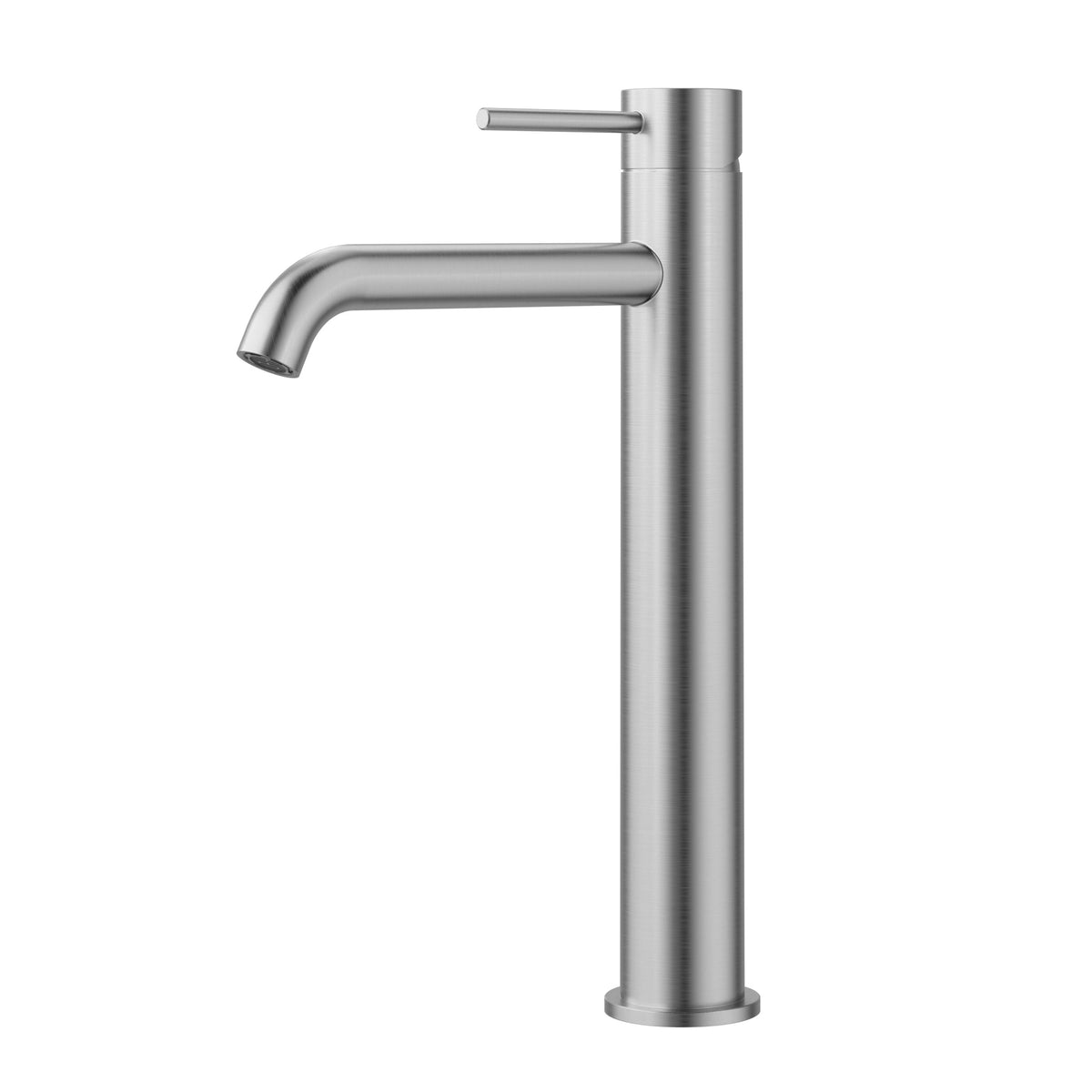 Otus Slimline SS304 Basin Mixer High Rise Curved Spout