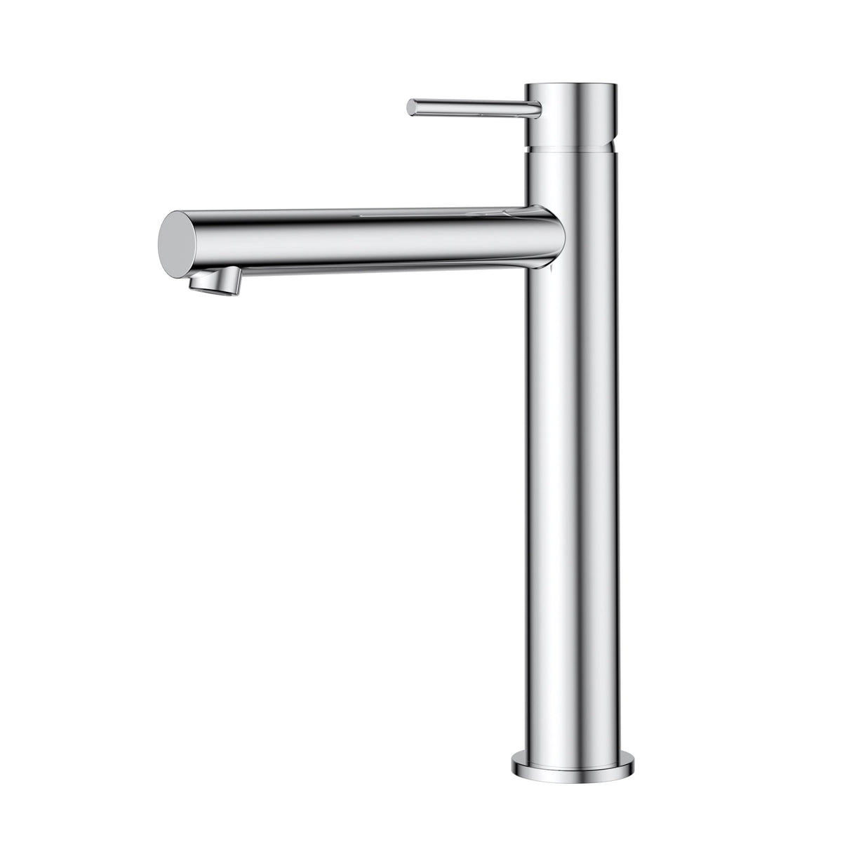 Otus Slimline SS304 Basin Mixer High Rise Straight Spout – detail view