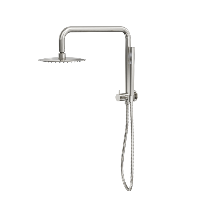 Linsol Sofia 200mm Shower Head on Half rail - Microphone Slim Handshower