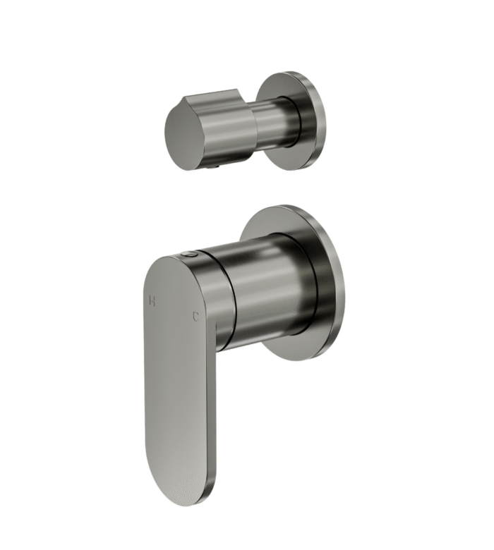 Linsol Capo Wall Diverter Mixer Small Plate