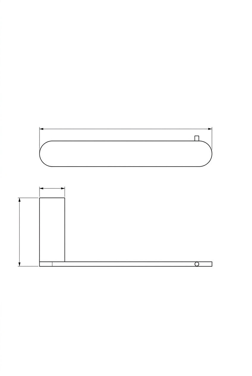 Linsol Circle Toilet Roll Holder