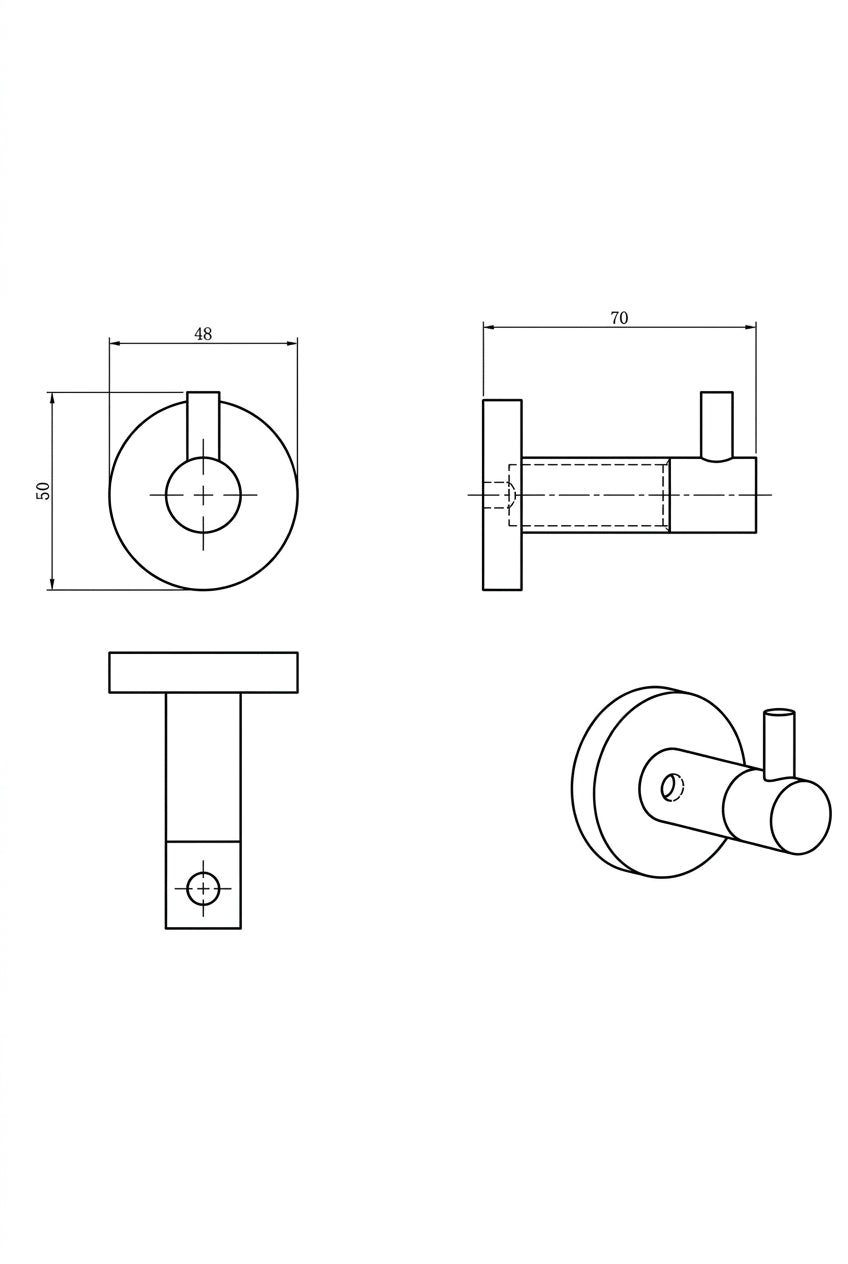 Amoza Robe Hook