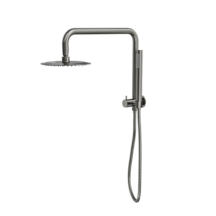 Linsol Sofia 200mm Shower Head on Half rail - Microphone Slim Handshower