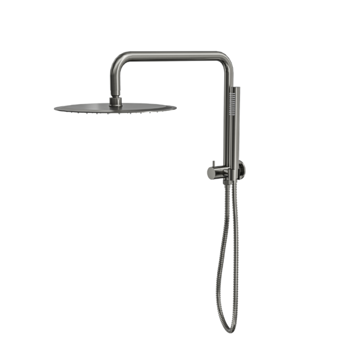 Linsol Sofia 300mm Shower Head on Half rail - Microphone Slim Handshower