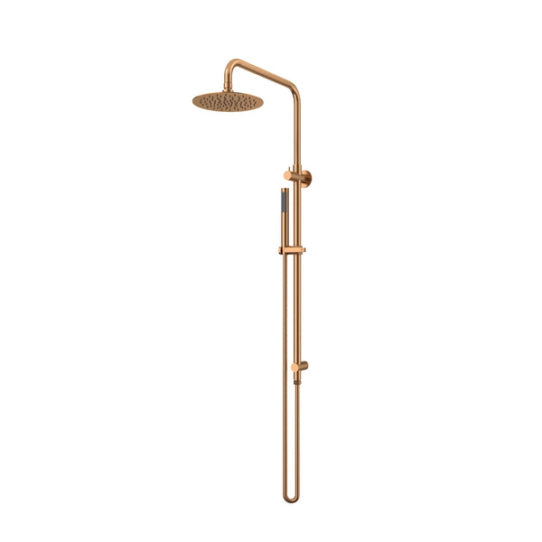 Amoza Twin Shower on Full Rail - 250mm Head