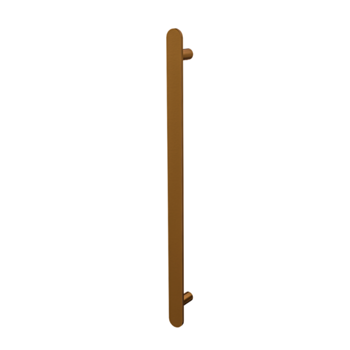 Linsol Allegra 12V Flat Bar Vertical Heated Towel Rail