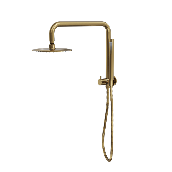 Linsol Sofia 200mm Shower Head on Half rail - Microphone Slim Handshower