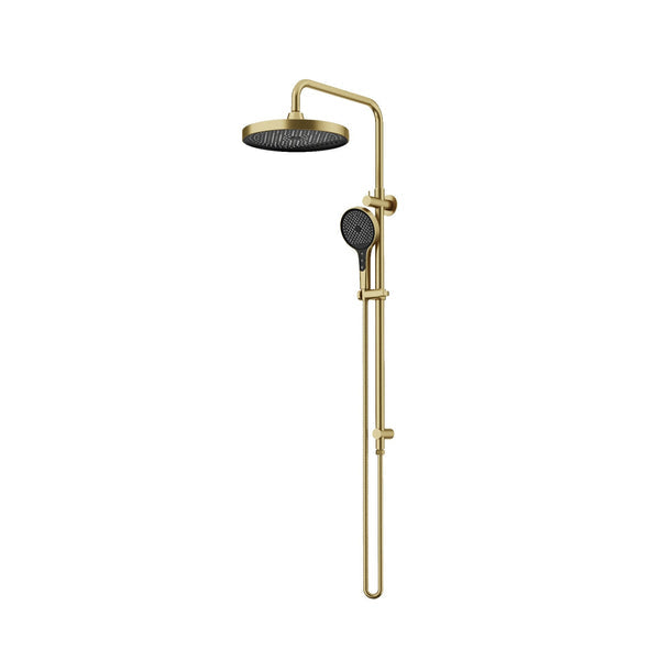 Amoza Premium Twin Shower on Full Rail 5 Function - 300mm Head