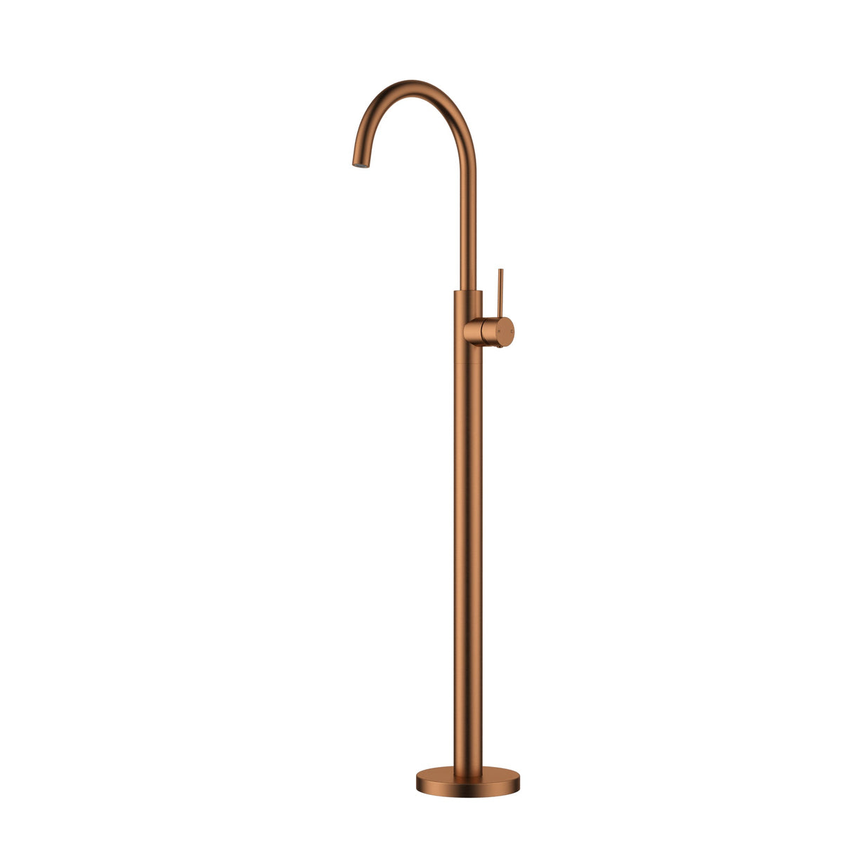 Otus Slimline Free Standing Bath Mixer Brushed Ss304 – alternate view