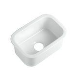 330x483x184mm Undermount Fireclay Butler Single Bowl Farmhouse Sink