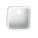 483x483x203mm Undermount Fireclay Butler Single Bowl Farmhouse Sink – alternate view