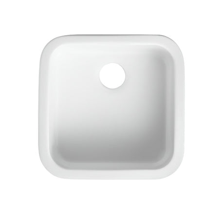 483x483x203mm Undermount Fireclay Butler Single Bowl Farmhouse Sink – alternate view