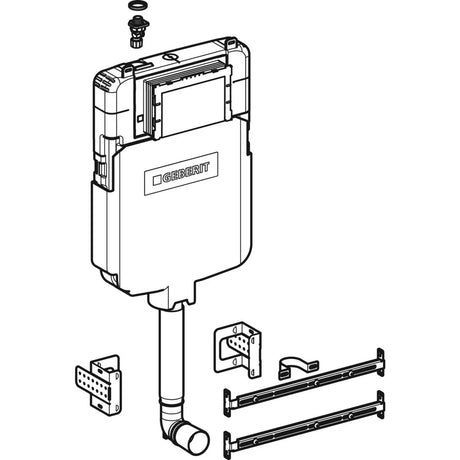 Geberit Sigma8 In-wall Cistern – alternate view