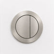 Round Flush Buttons – Brushed Nickel