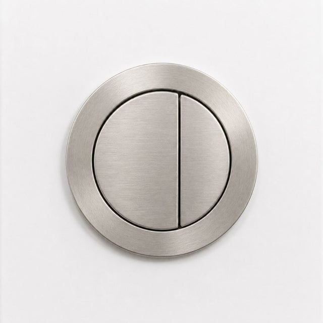 Round Flush Buttons – Brushed Nickel