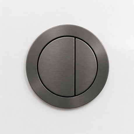 Round Flush Buttons – Gun Metal