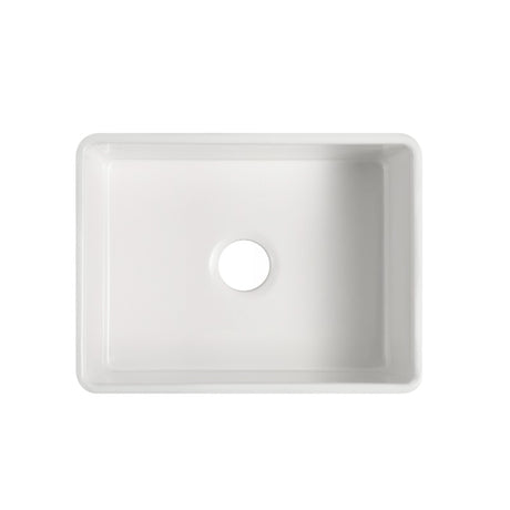 610x459x254mm Fireclay Butler Single Bowl Farmhouse Sink – detail view