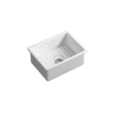 685X483X254mm Undermount Fireclay Butler Single Bowl Kitchen Sink – alternate view