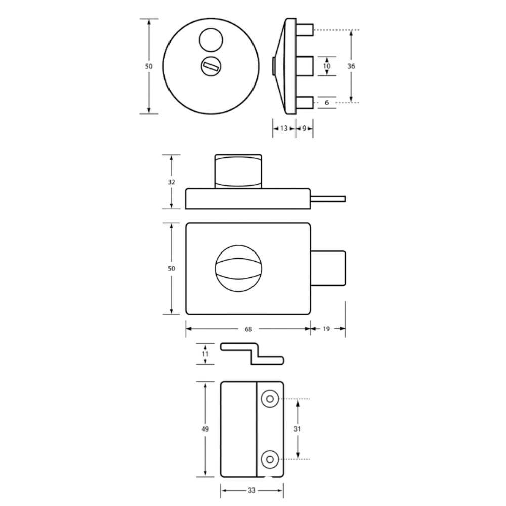 Metlam 300 Lock & Indicator Set, view 4