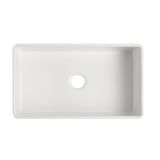 835x508x254mm Undermount Fireclay Butler Single Bowl Kitchen Sink – detail view