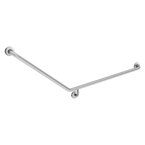 40° Right-Hand Accessible Grab Rail – Stainless Steel – alternate view