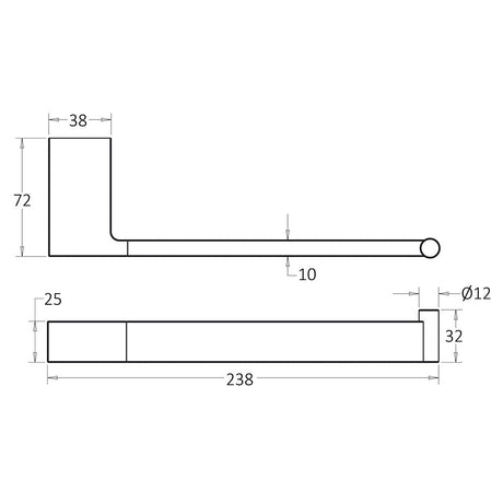 Ceram Towel Bar – view 5