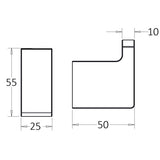 Ceram Robe Hook – view 5