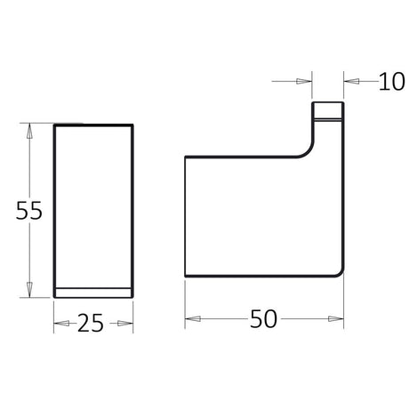 Ceram Robe Hook – view 5