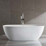 Egg Shape Gloss White Freestanding Bath - 1700mm
