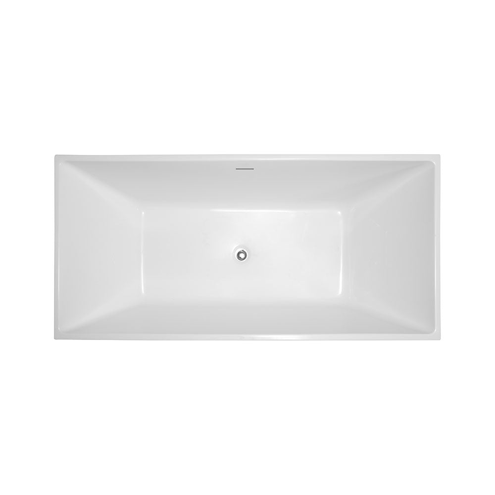 Brooklyn Multi-fit-free Gloss White Freestanding Bath - 1700mm – detail view