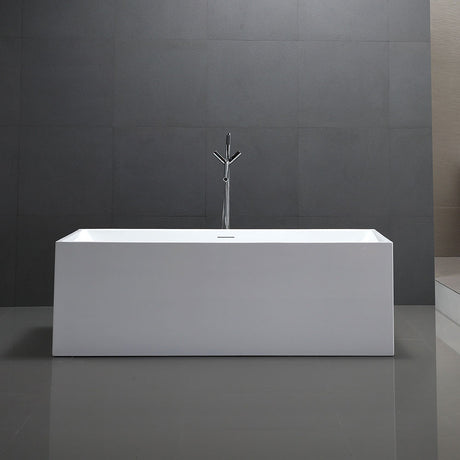 Brooklyn Multi-fit-free Gloss White Freestanding Bath - 1700mm