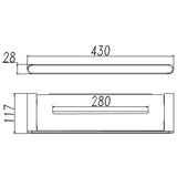 Dove Shelf Metal – alternate view