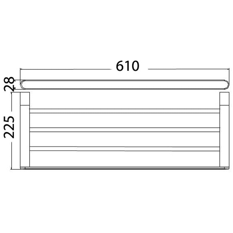 Dove Towel Rack – alternate view