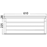 Dove Towel Rack – alternate view