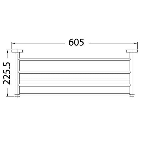 Otus Towel Rack – alternate view