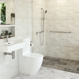 Accessible 900mm Grab Rail – Stainless Steel – detail view