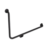 90° Right-Hand Accessible Grab Rail – Matte Black – alternate view