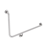 90° Right-Hand Accessible Grab Rail – Stainless Steel – alternate view