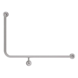 90° Right-Hand Accessible Grab Rail – Stainless Steel