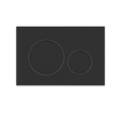 ABS Round Flush Buttons for Geberit Sigma – Matte Black