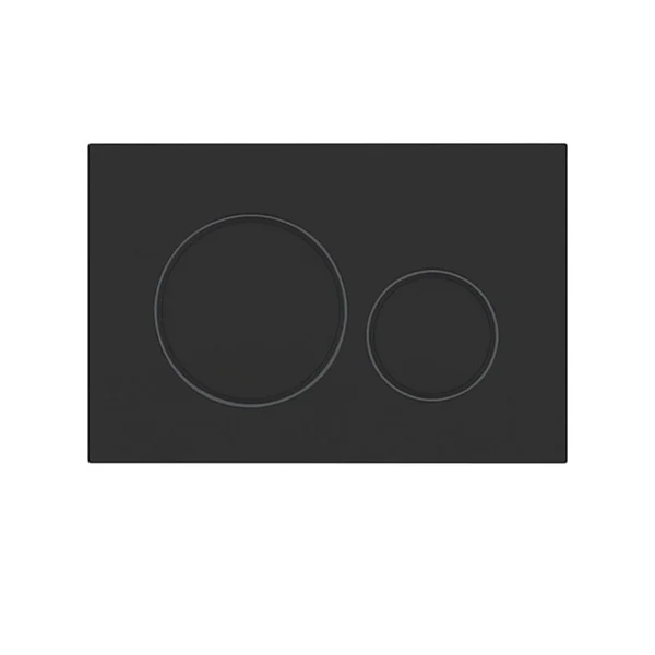 ABS Round Flush Buttons for Geberit Sigma – Matte Black