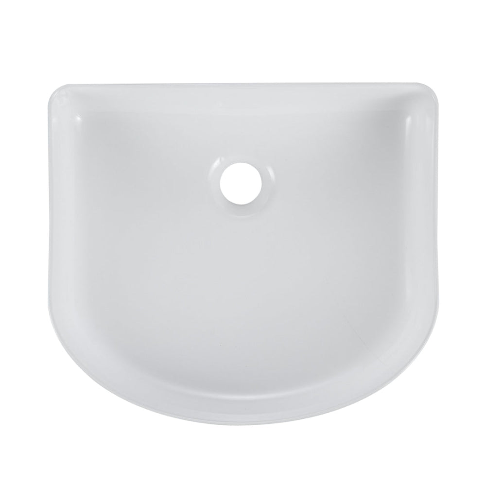 AR400 - 410x360x120mm Gloss White Above Countertop Basin – alternate view