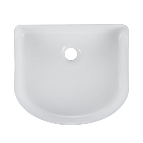 AR400 - 410x360x120mm Gloss White Above Countertop Basin – alternate view
