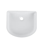AR400MW - 410x360x120mm Matte White Above Countertop Basin – alternate view