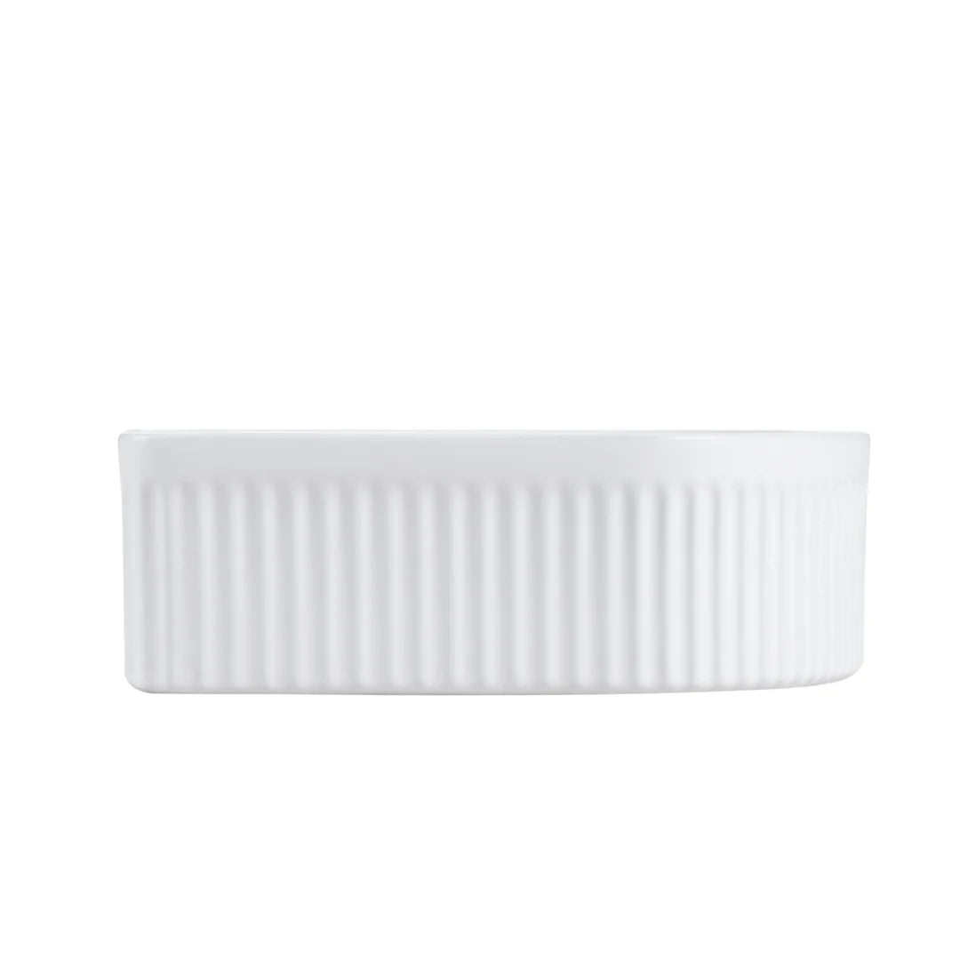 AR400MW - 410x360x120mm Matte White Above Countertop Basin – view 4