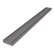 Aluminium Slimline Tile Insert Shower Drain 300-3000x100x21mm – Gun Metal