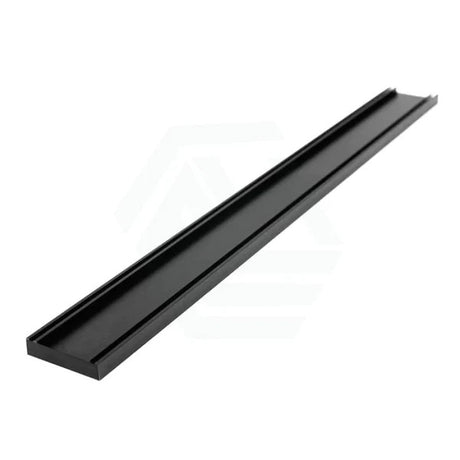 Aluminium Slimline Tile Insert Shower Drain 300-3000x100x21mm – Matte Black