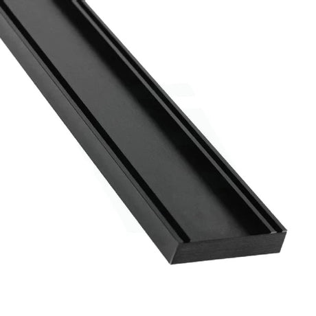 Aluminium Slimline Tile Insert Shower Drain 300-3000x100x21mm – Matte Black – view 6